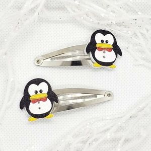 Penguin Hair Barrette